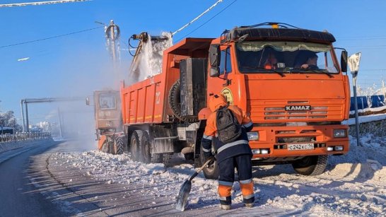 Свыше 200 тысяч кубометров снега вывезено в зимний период в Якутске