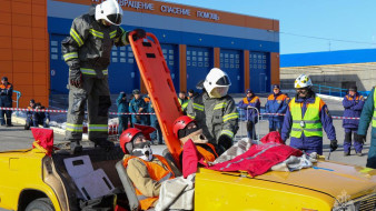 В Якутске прошли Дальневосточные соревнования по аварийно-спасательным работам