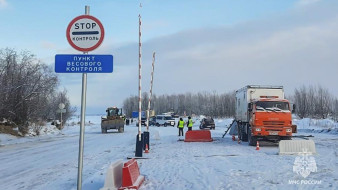 В Якутии работают 10 ледовых переправ