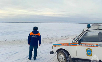 В Жиганском районе Якутии открыли первую ледовую переправу