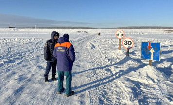 В Оленёкском районе Якутии открылась вторая ледовая переправа