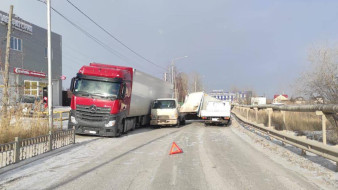 В Якутске произошло дорожно-транспортное происшествие