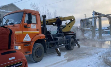 В Якутске ведутся работы по восстановлению теплоснабжения