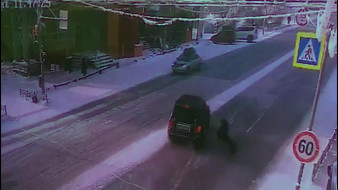 В Якутске на улице Фёдора Попова совершён наезд на пешехода