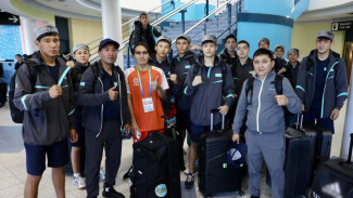 Сборная Казахстана прибыла в Якутск для участия в Играх "Дети Азии"