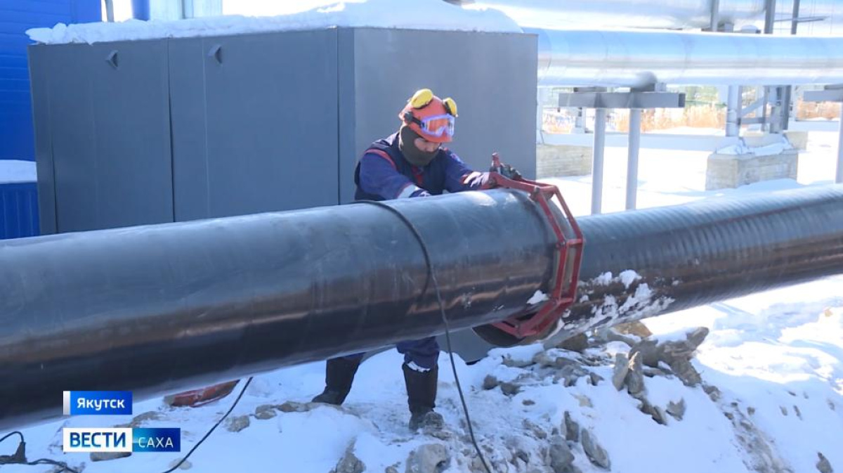 В Якутске идёт строительство третьей нитки газопровода до Якутской ГРЭС-1 –  ГТРК «Саха»