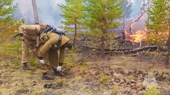 В Якутии действует 71 природный пожар