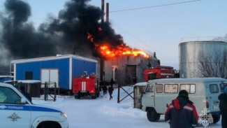 В Момском районе произошел пожар в котельной