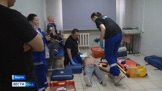 Врачи скорой помощи Якутска провели профессиональный конкурс в формате учений