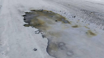 В Томпонском районе обнаружены следы разлива нефтепродуктов