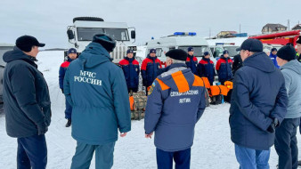 В Среднеколымском районе состоялись командно-штабные учения по подготовке к прохождению ледохода