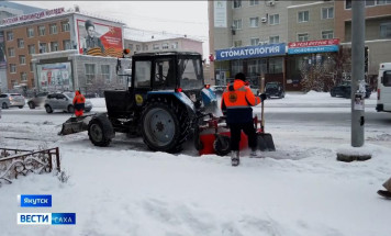 Во власти снежных циклонов. За два дня в Якутске выпала десятидневная норма осадков