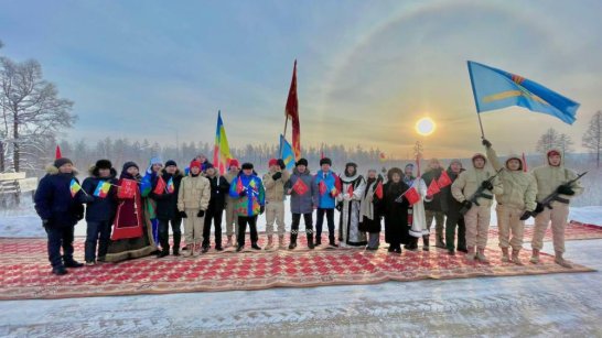 Алданский район принял эстафету "Знамя Победы"