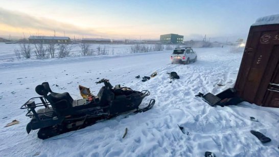 В Усть-Янском районе произошло ДТП с участие снегохода