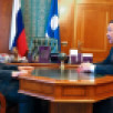 Айсен Николаев встретился с главой Чурапчинского района Степаном Саргыдаевым