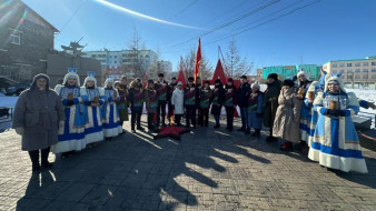 "Знамя Победы" встретили в Усть-Янском районе