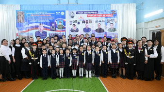 В Мегино-Кангаласском районе проводят районный этап военно-спортивной игры "Снежный барс"