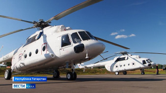 Два многоцелевых вертолёта Ми-8МТВ-1 пополнили парк воздушных судов авиакомпании "Полярные авиалинии"