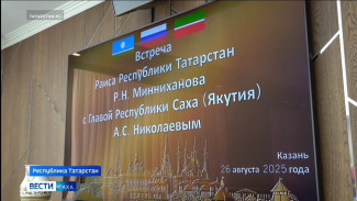 Глава Якутии Айсен Николаев встретился с Раисом Татарстана Рустамом Миннихановым