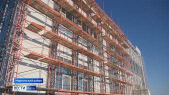 Новый аэропортовый комплекс в Мирном готов на 70%