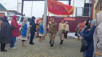 В Жиганском районе в честь эстафеты "Знамя Победы" состоялся автопробег