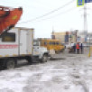 В Якутске специалисты газовой службы устраняют утечку газа на перекрёстке Лермонтова-Кирова
