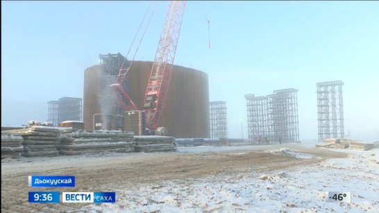 Строительство Ленского моста не останавливается в условиях экстремальных морозов