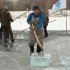 В Якутске провели субботник по заготовке льда для семей бойцов СВО и пожилых людей