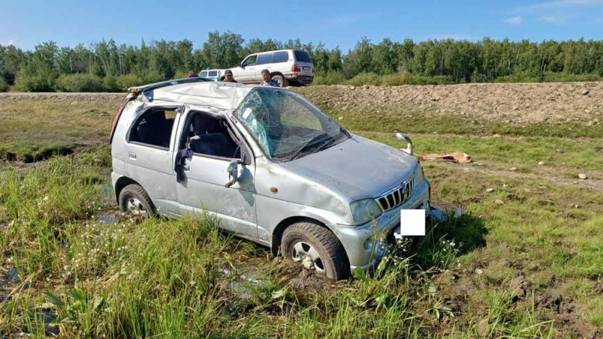 В Усть-Алданском районе за сутки произошли 2 ДТП с опрокидыванием. Есть  пострадавшие – ГТРК «Саха»