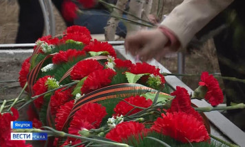 Водружение Знамени Победы и цветы воинам-победителям. В Якутске проходят памятные мероприятия ко Дню Победы
