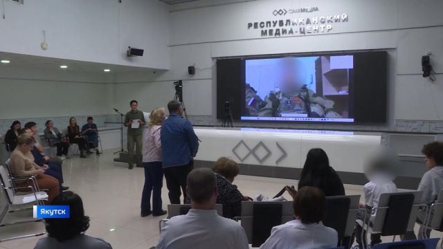 Якутским военнослужащим в зоне СВО организовали телемост с родными