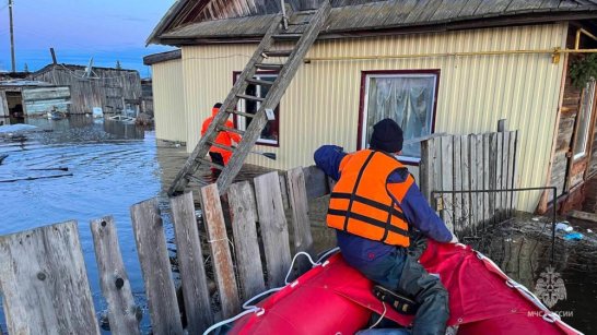 Постепенный спад воды наблюдается на территории Намского района