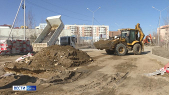 Быйыл Дьокуускайга уопсайа 16 килэмиэтир усталаах суол өрөмүөннэниэҕэ