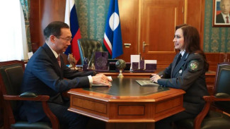 Глава Якутии Айсен Николаев встретился с руководителем Управления Россельхознадзора Яной Любченковой