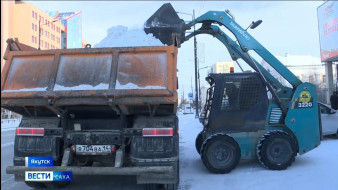Снегопад и первые морозы. Коммунальные службы Якутска переведены на усиленный режим