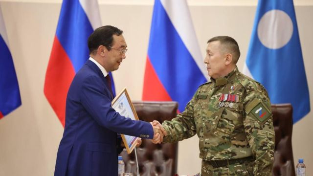 В Якутске состоялось торжественное чествование Героя России Александра Колесова