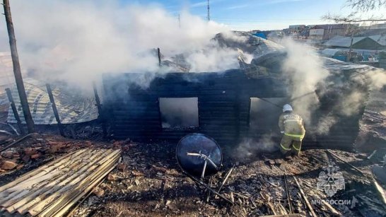 В Мегино-Кангаласском районе при пожаре в частном доме погиб человек