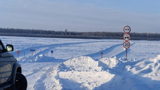 В Усть-Майском районе увеличена грузоподъемность на ледовой переправе через реку Алдан