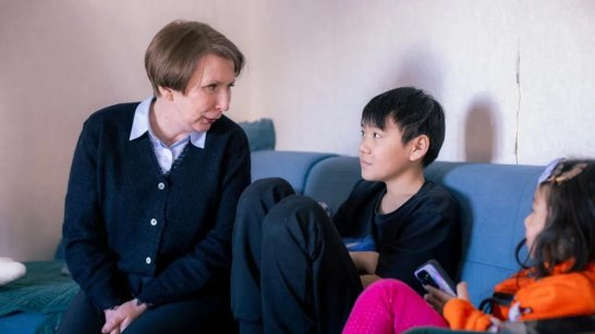 Заместитель Председателя Правительства Якутии Ольга Балабкина установила АДПИ в доме многодетной семьи