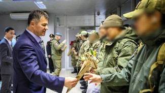 В Якутии встретили бойцов отряда "Боотур" вернувшихся из зоны СВО