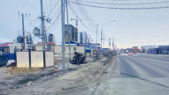 В Якутске произошло дорожно-транспортное происшествие на проспекте Михаила Николаева
