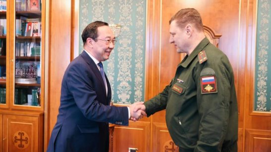 Глава Якутии выразил благодарность отцу Героя Российской Федерации