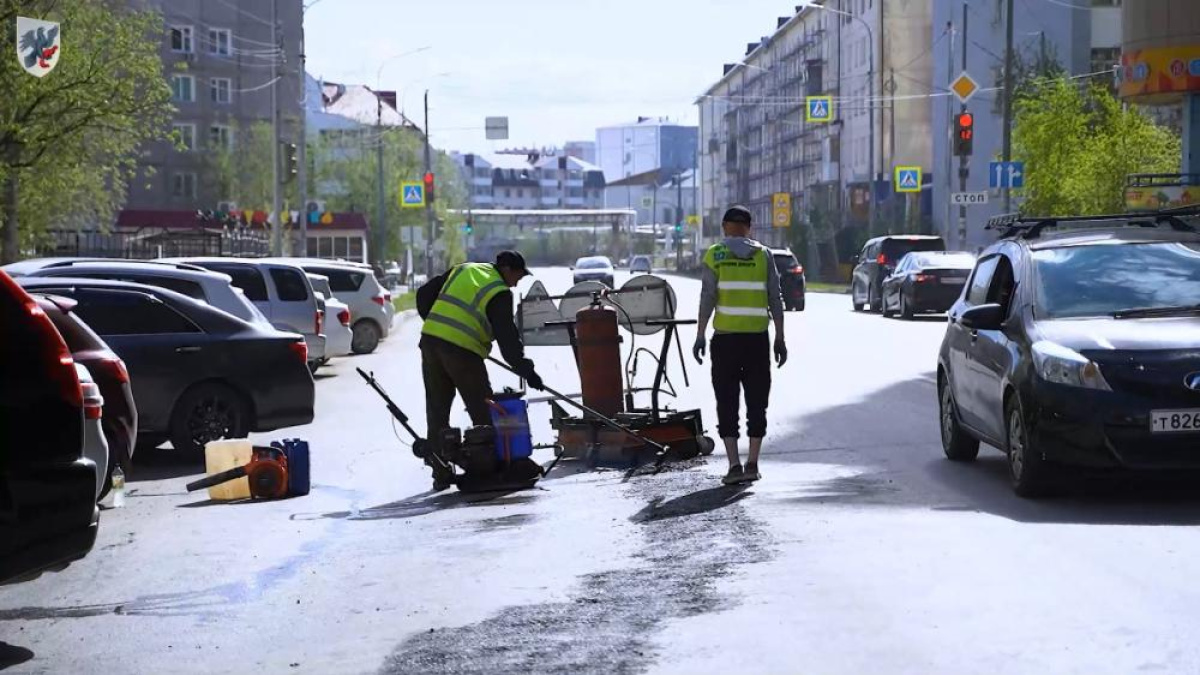 9000 кв.м. дорог восстановили в Якутске по плану ямочного ремонта – ГТРК  «Саха»