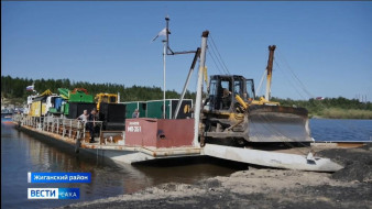 В заполярный Жиганск прибыли новые котлы для центральной котельной