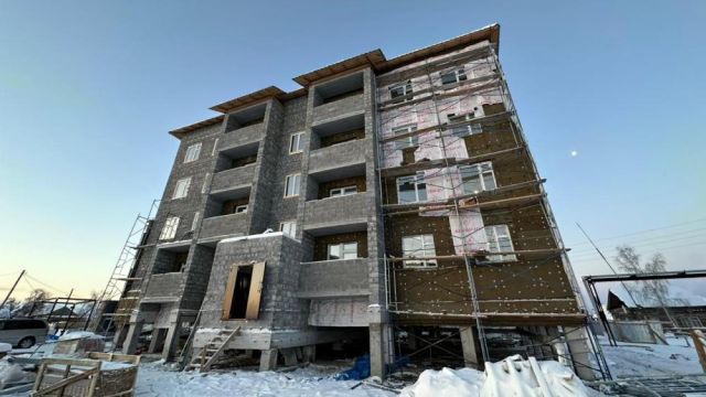 В Хангаласском районе строится 9 домов для переселенцев из аварийного жилья