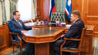 Глава Якутии встретился с генеральным директором ООО "Транснефть-Восток"