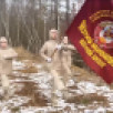 Реплика знамени якутской военной школы передана из Мирнинского в Ленский район
