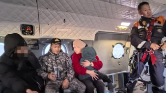 Спасатели эвакуировали пропавшую семью с детьми в Кобяйском районе 