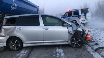 В Хангаласском районе Якутии произошло два ДТП