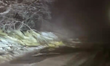 На 94 км автодороги "Амга" нарушено сообщение